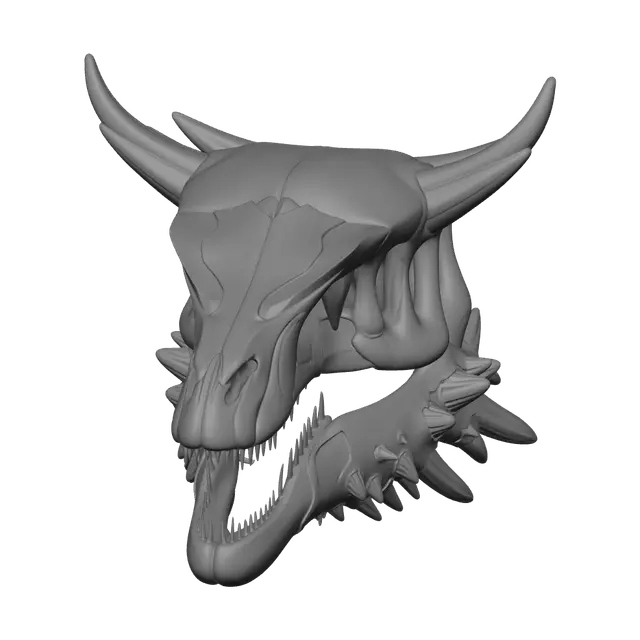 3D model for Realistic Dragonskull