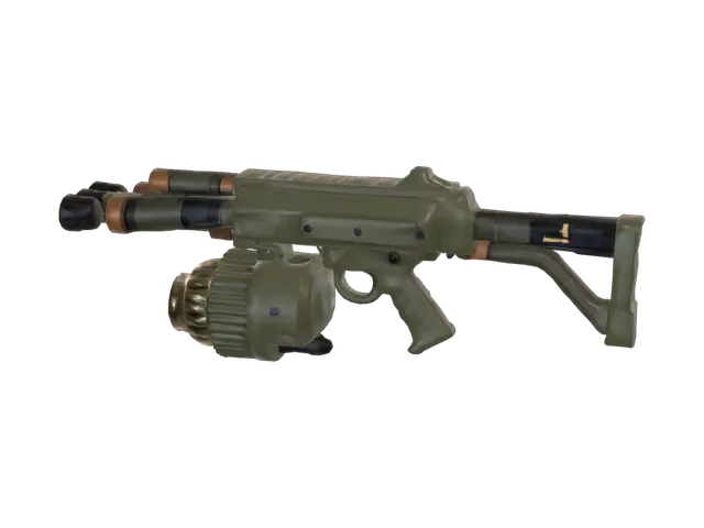 3D model for make a minigun