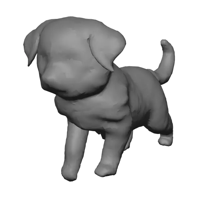 3D model for baby dog