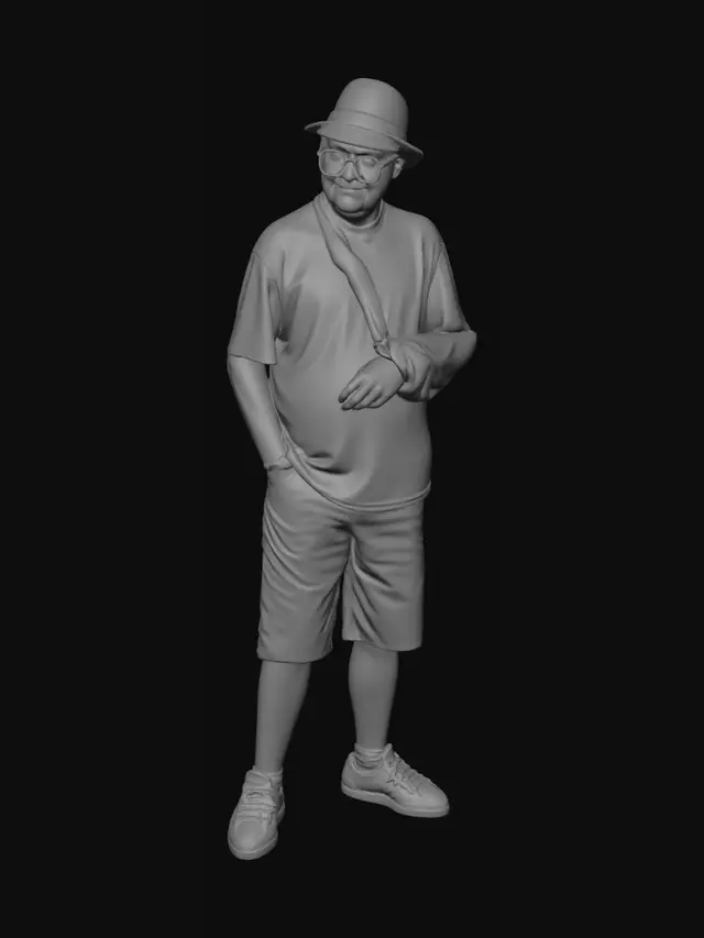 3D model for Cozy Café Portrait