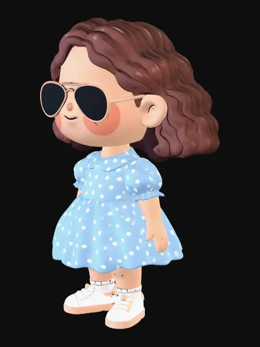 3D model for Polka Dot Cool Kid