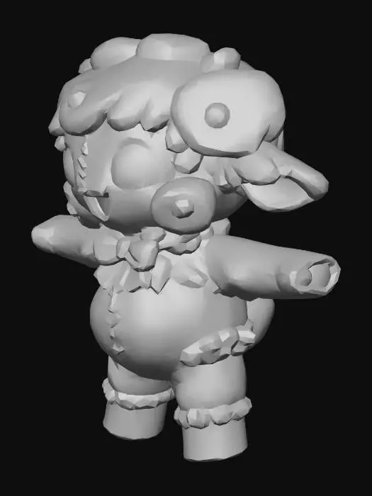 3D model for Patchwork Poppet