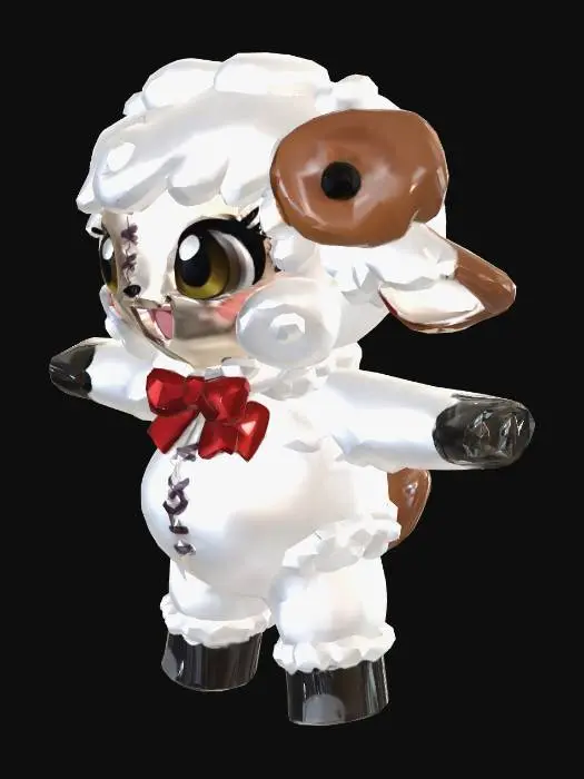 3D model for Patchwork Poppet