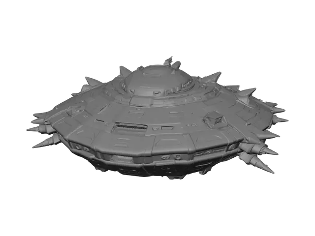 3D model for Crimson Dreadnought