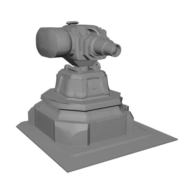 3D model for Crimson Laser Turret
