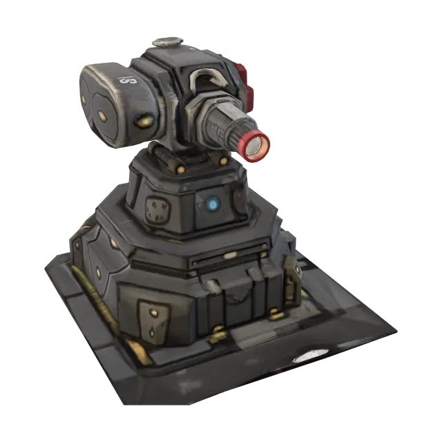 3D model for Crimson Laser Turret