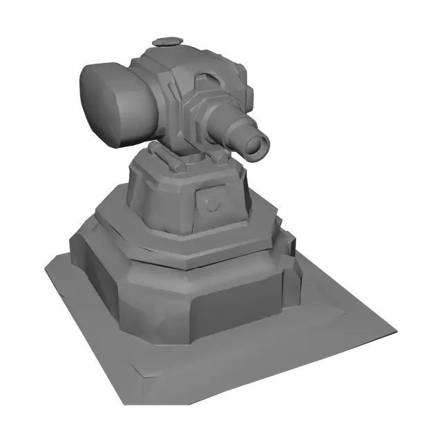 3D model for Crimson Laser Turret