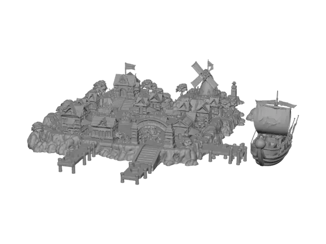 3D model for Shells Town: Pirate Island