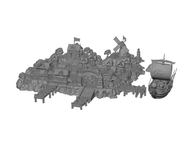 3D model for Shells Town: Pirate Island