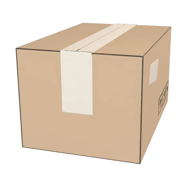 cartoony box - Packaging 3D model, AI generated