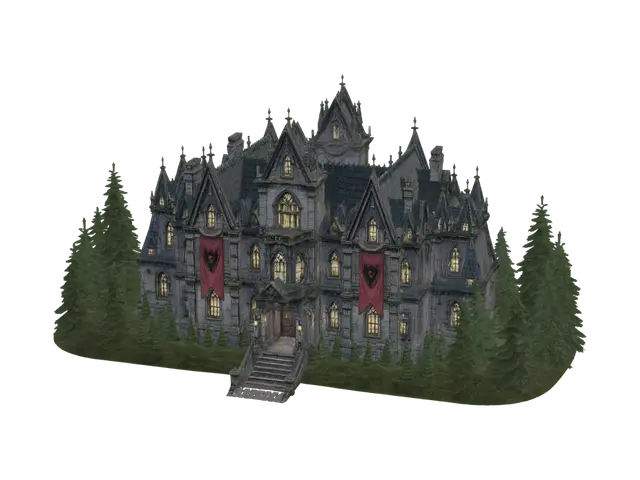 3D model for Crimson Banner Castle
