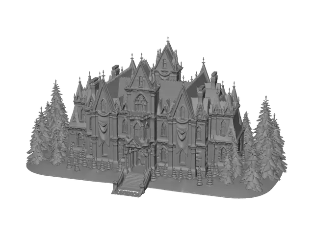3D model for Crimson Banner Castle