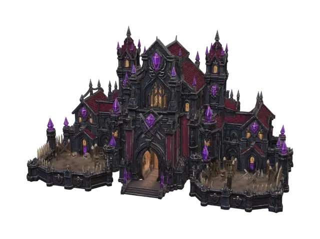 3D model for Crimson Crystal Citadel
