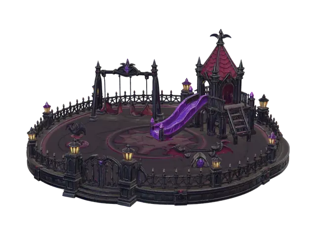 3D model for Crimson Crystal Citadel