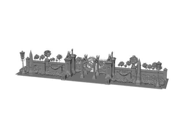 3D model for Gilded Gate of the Rose Garden