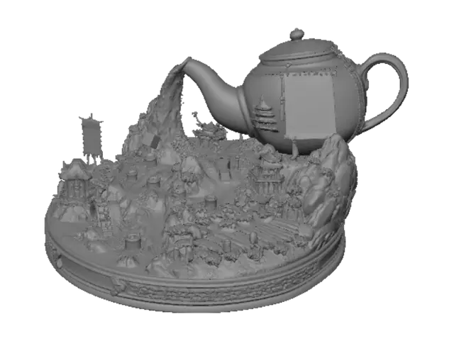 3D model for All the Tea in China