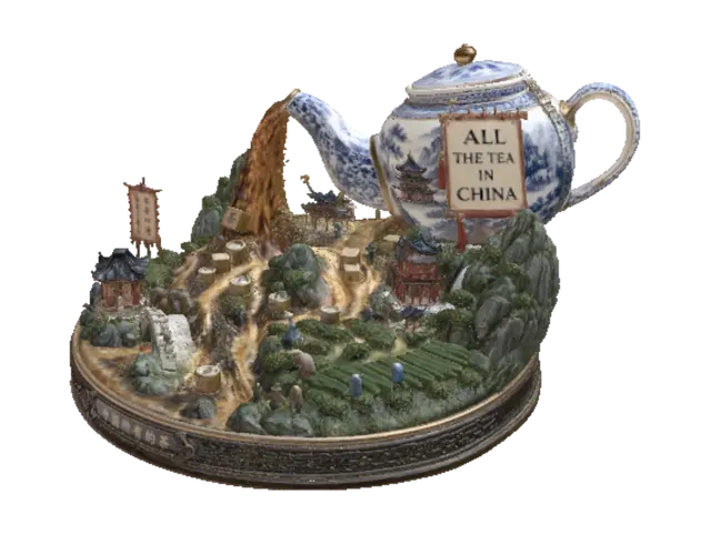 3D model for All the Tea in China