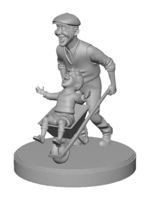 3D model for Grandpa's Wheelbarrow Joyride