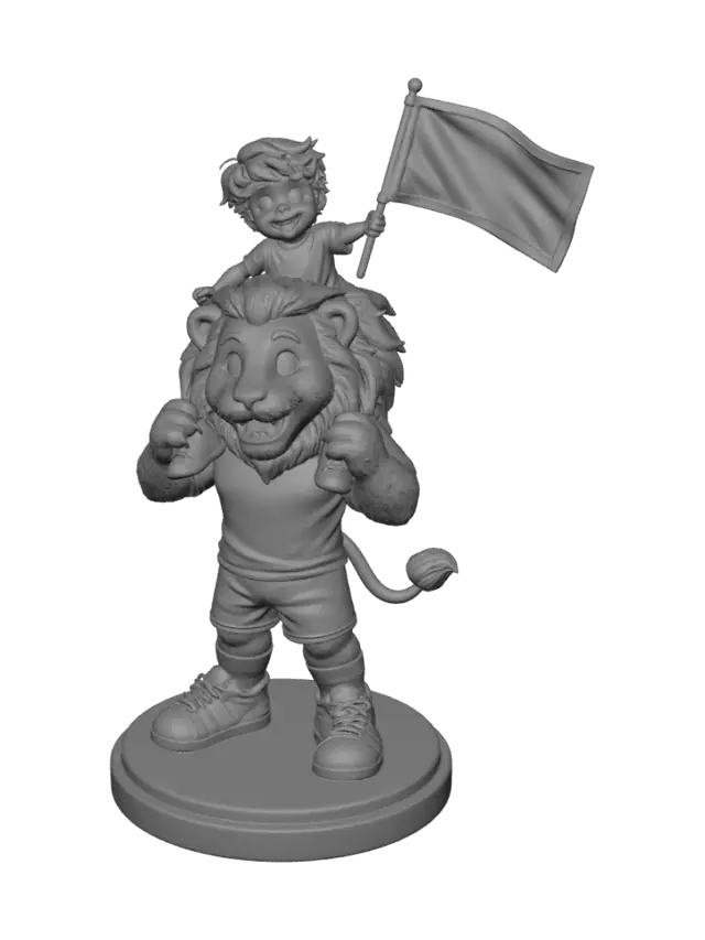 3D model for Lion Mascot Parade