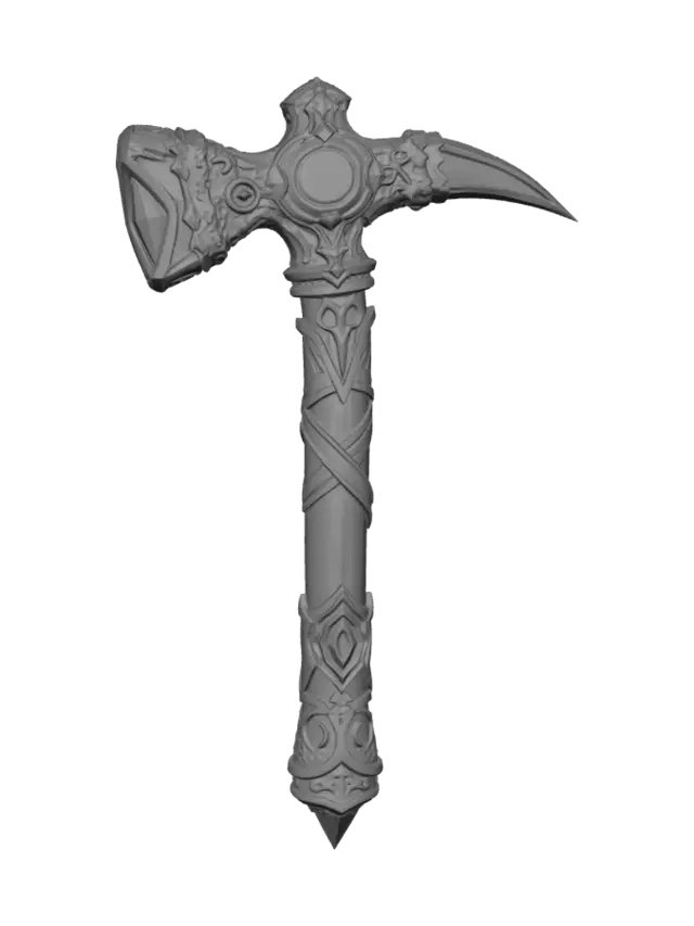 3D model for Crystalbound Warhammer