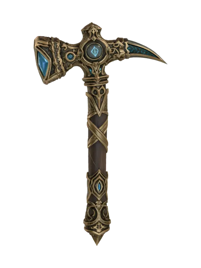 3D model for Crystalbound Warhammer