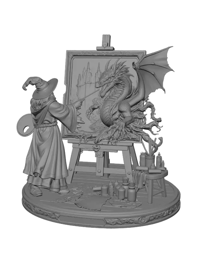 3D model for The Painter's Spell