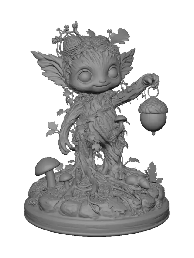 3D model for Moss Lantern Guardian