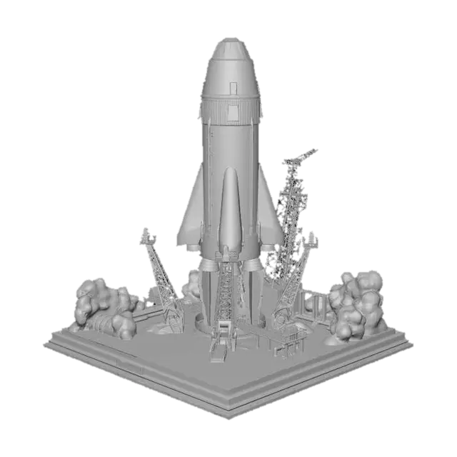 Textures For Model Rockets Free Gantry 3D Models - Download Instantly | Meshy