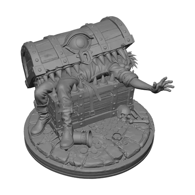 3D model for Chomping Chest of Gold