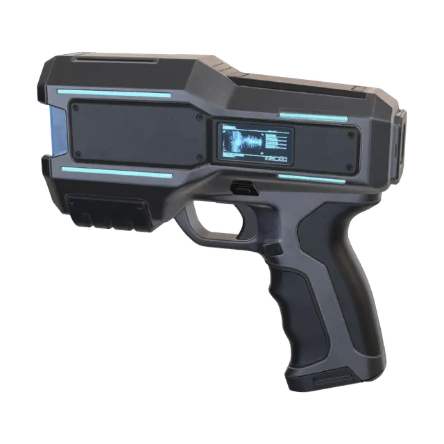 Scanner Pistol - Analyzer 3D model, vytvořený pomocí AI