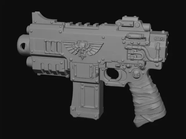 3D model for Winged Skull Autogun