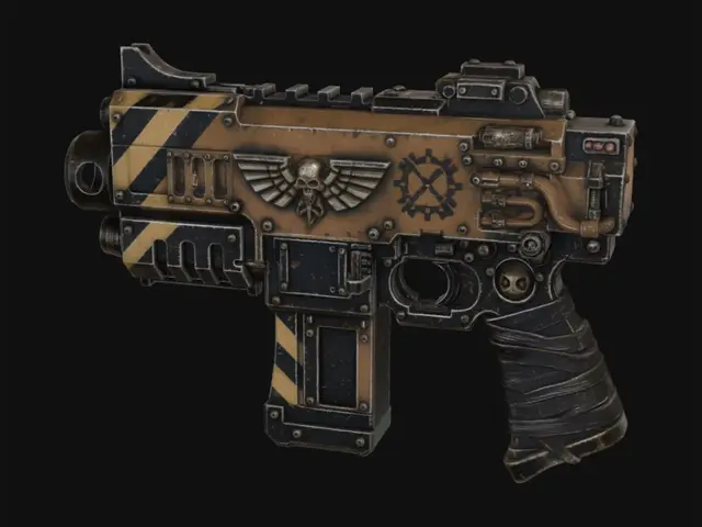 3D model for Winged Skull Autogun