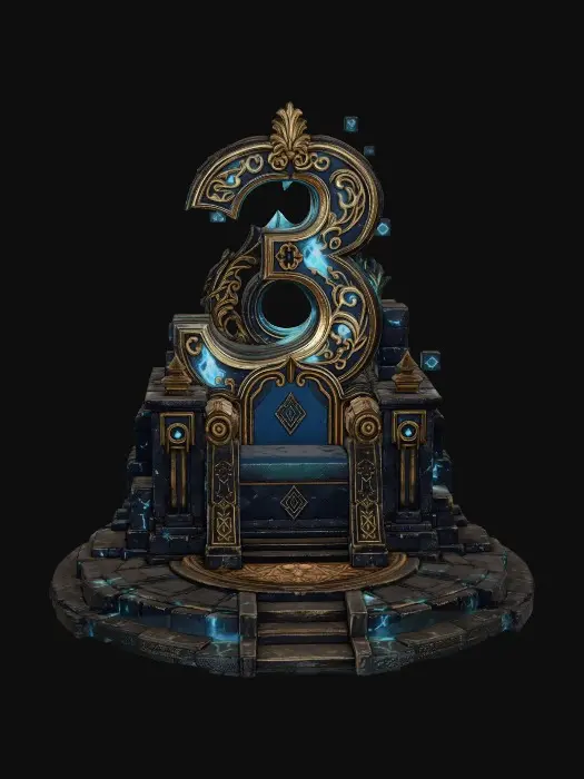 3D model for Threefold Arcane Throne
