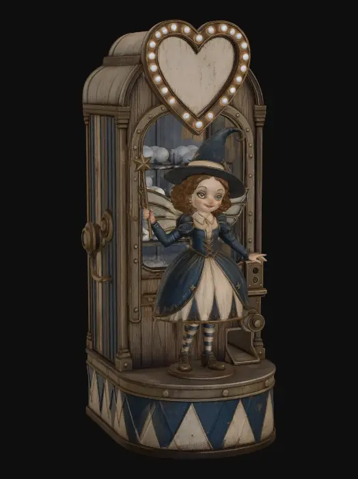 3D model for Heartlight Fairy in the Clockwork Booth