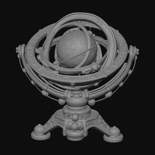 3D model for Celestial Armillary