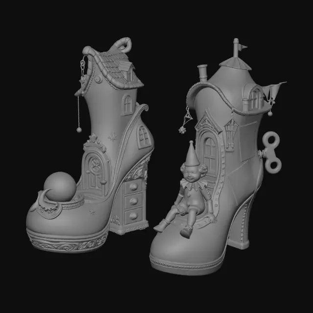 3D model for Circus and Stardust Shoes