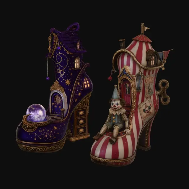 3D model for Circus and Stardust Shoes