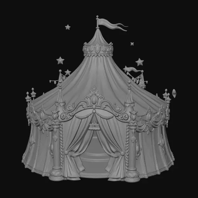3D model for Royal Circus Tent