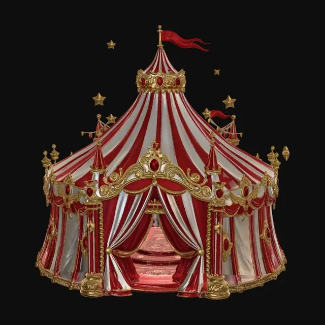 3D model for Royal Circus Tent