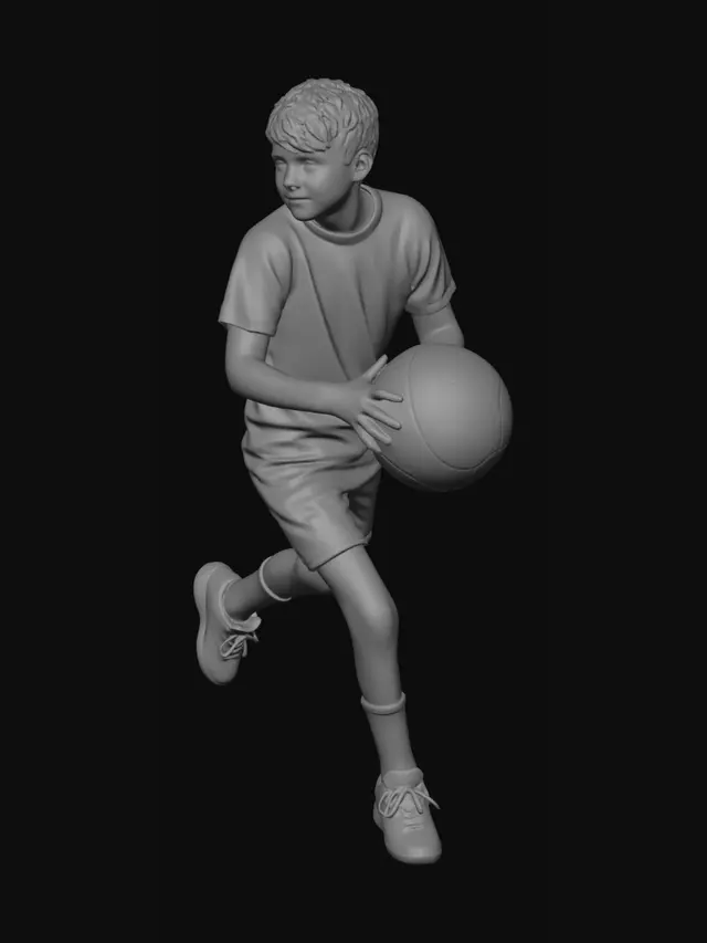 3D model for Blue Court Dribbler