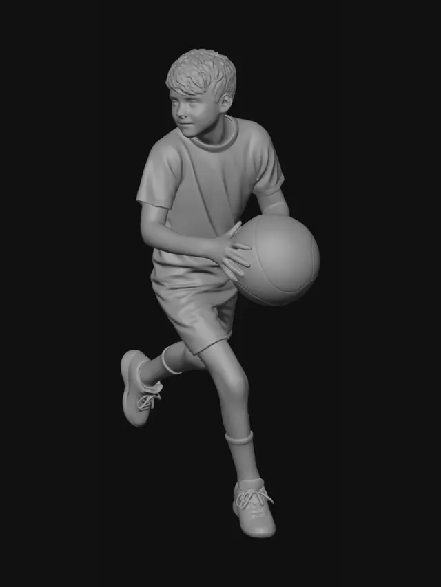 3D model for Blue Court Dribbler