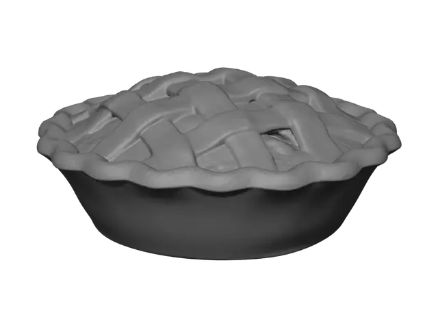 3D model for Lattice Crust Apple Pie
