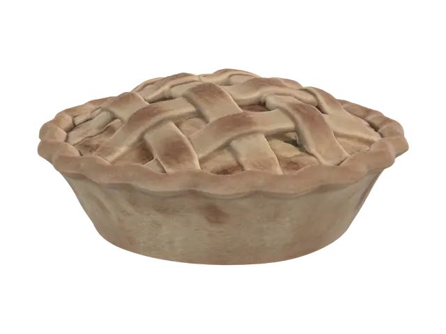 3D model for Lattice Crust Apple Pie