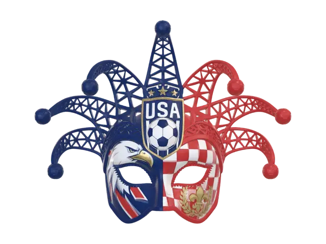 3D model for USA Soccer Jester Mask