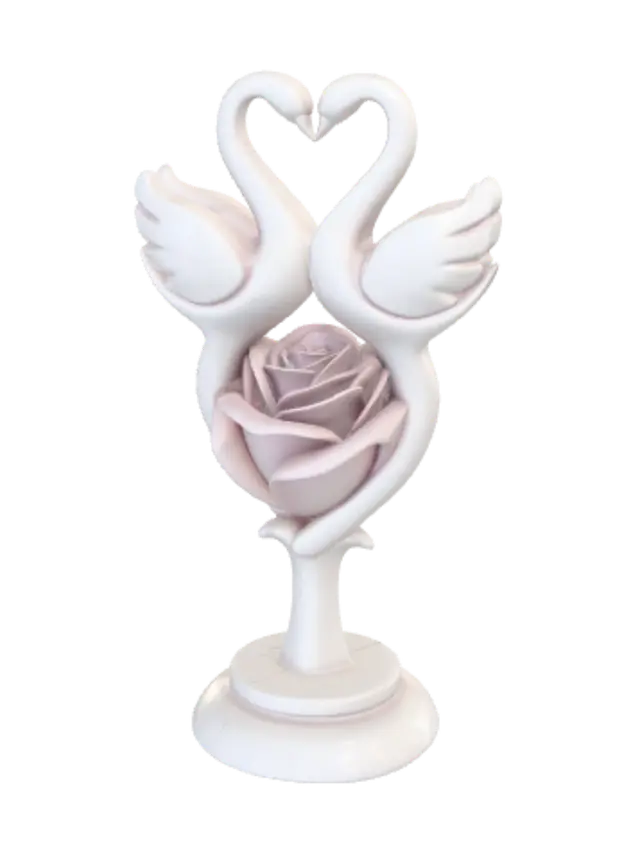 3D model for Swan Heart Rose