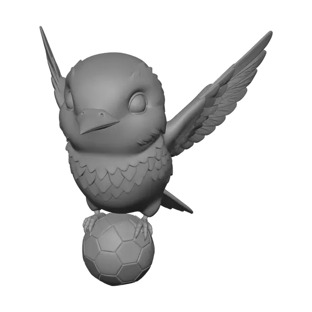3D model for Crimson Winged Striker