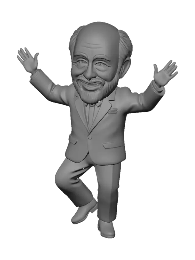 3D model for Dancing Grandpa