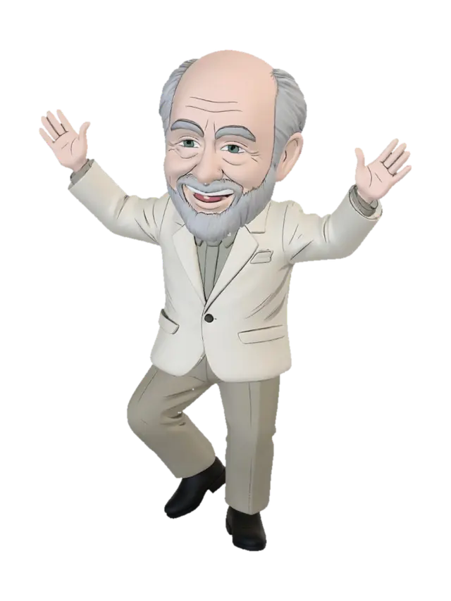 3D model for Dancing Grandpa