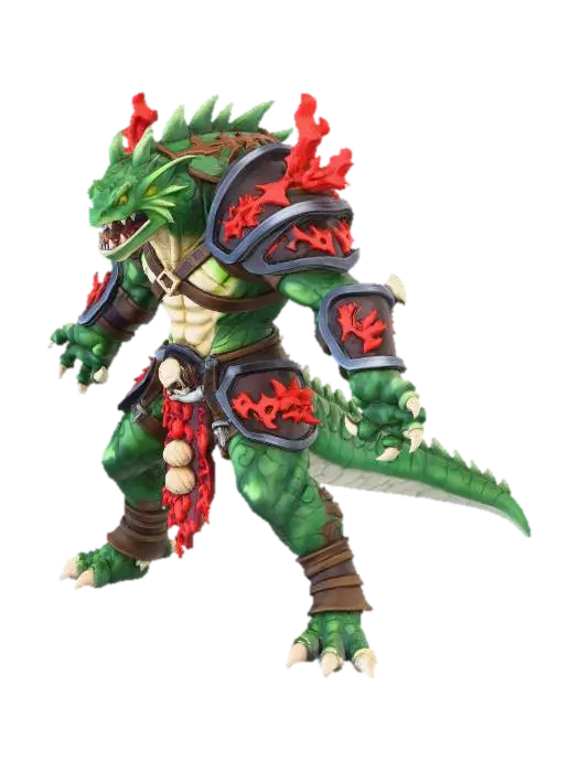 3D model for Crimson Coral Warlord