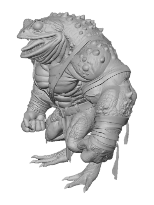 3D model for Leatherbound Toad-frog Colossus
